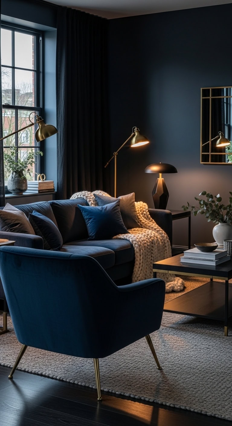 moody sophisticated dimensional cocooning