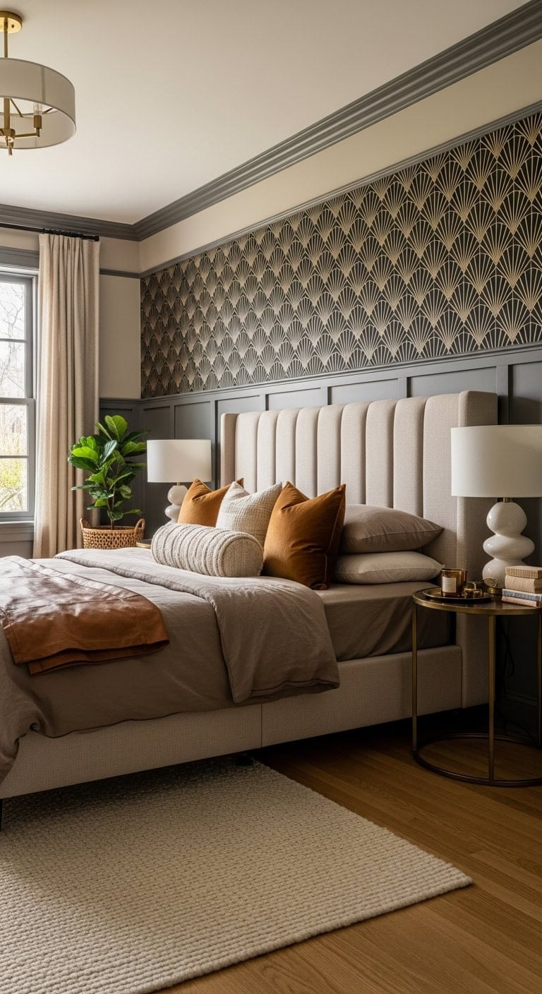 neutral anchor bold patterned retreat