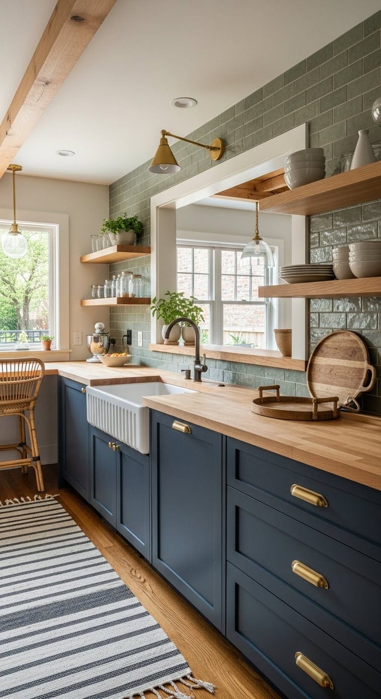 nostalgic yet modern kitchen revitalization