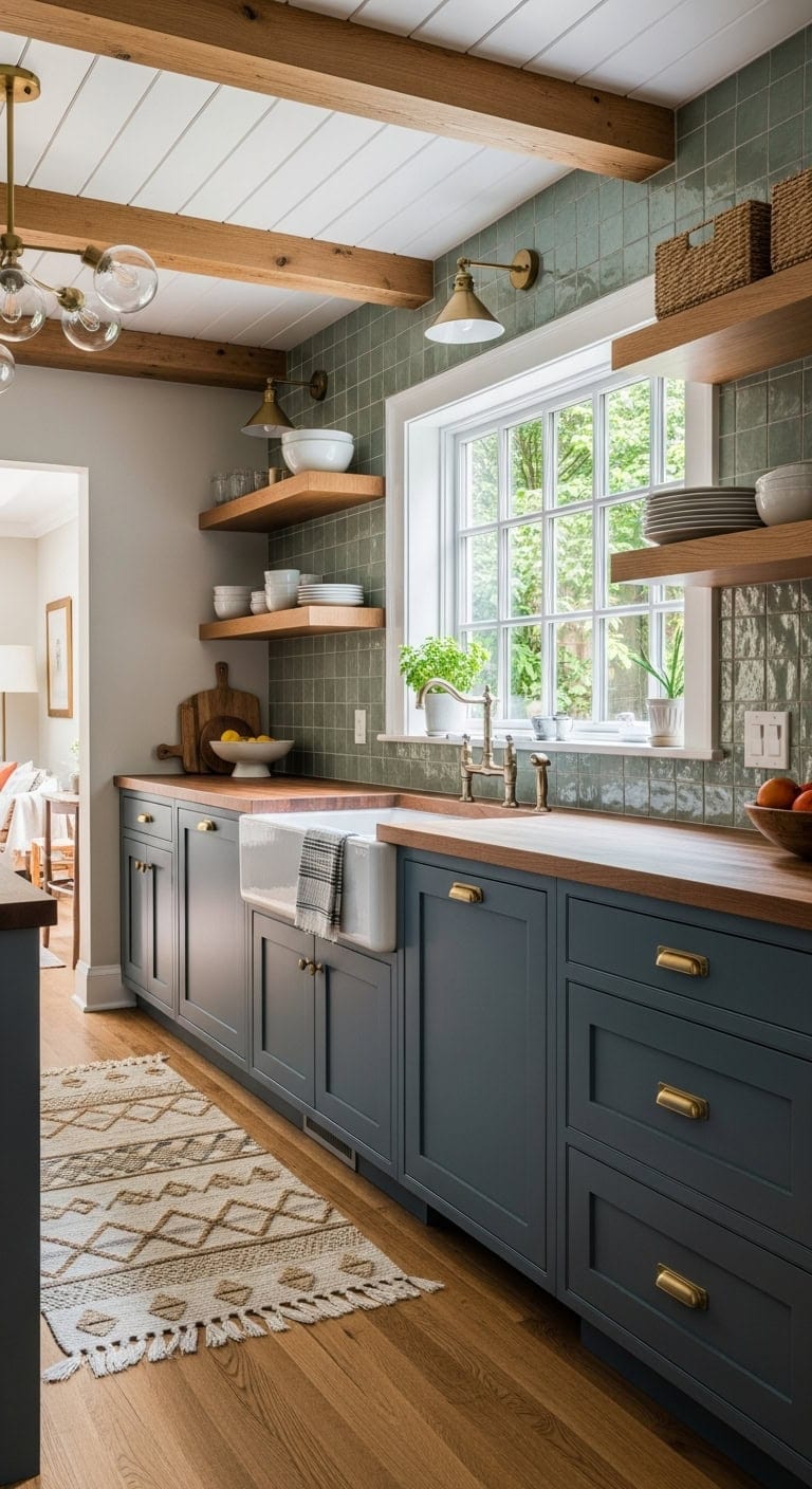 open kitchen transformation budget friendly