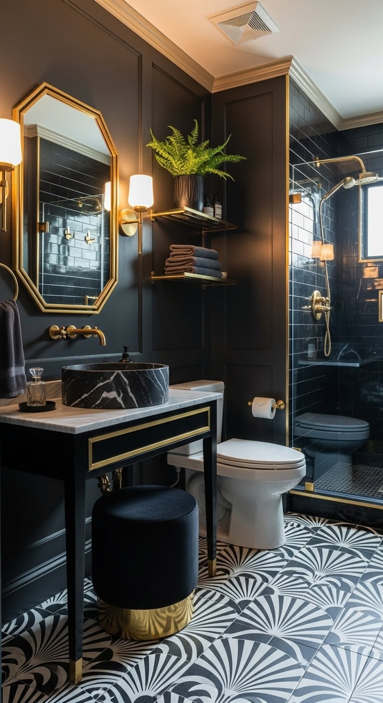 opulent art deco glamour transformation
