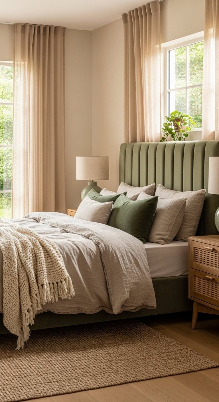 organic balance of beige and sage