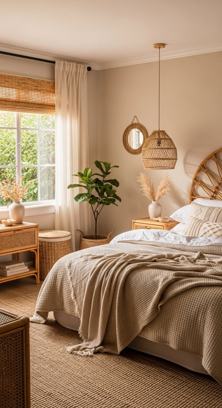 organic textured beige serene