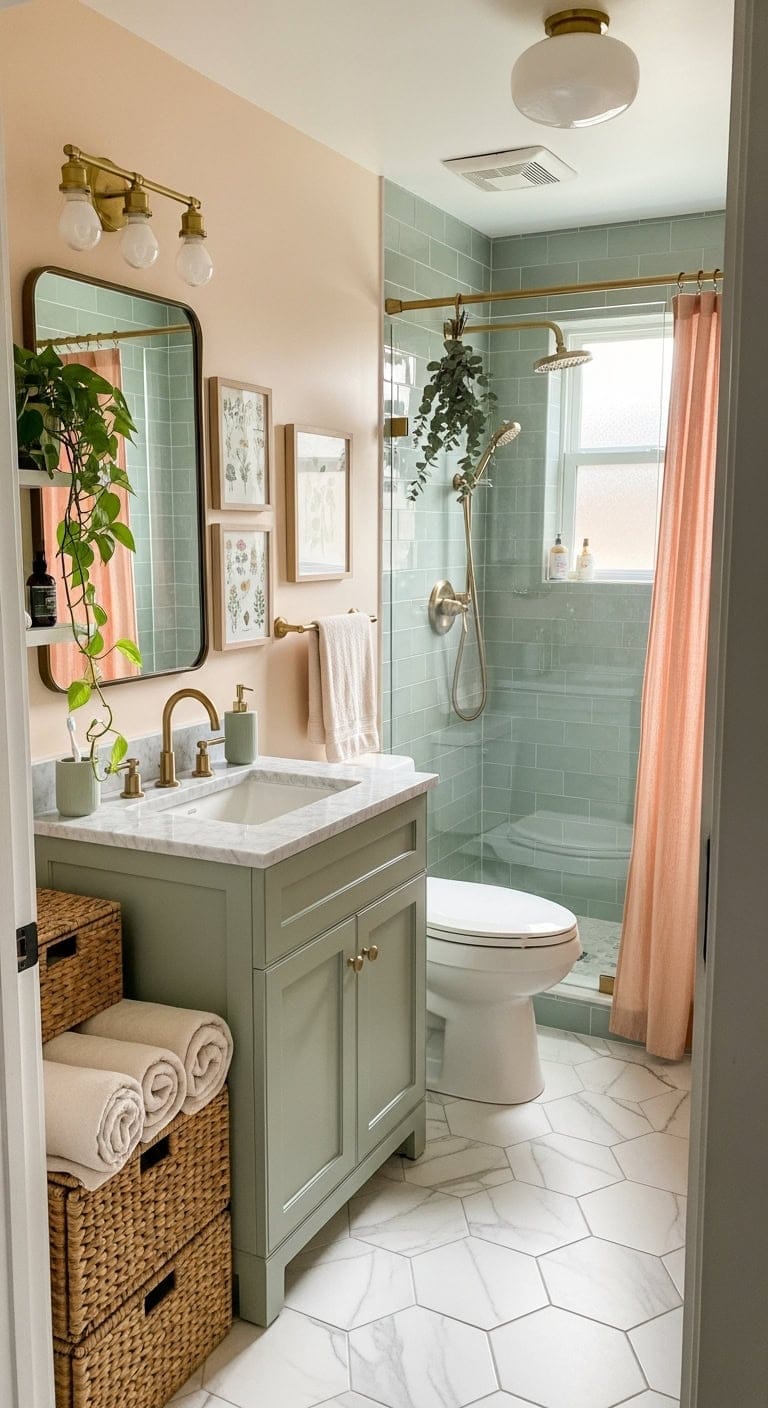 peach and sage botanical retreat