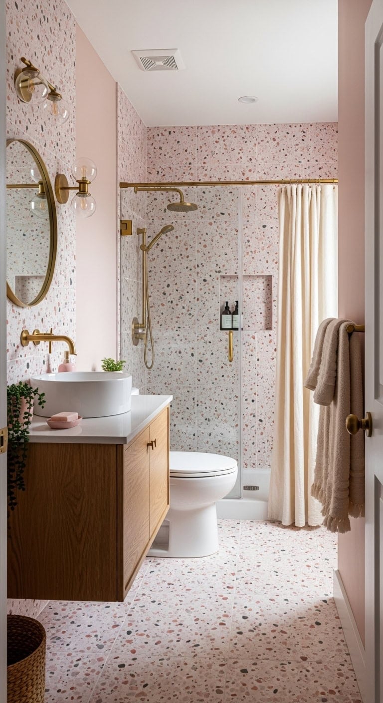 playful sophisticated retro modern statement tile
