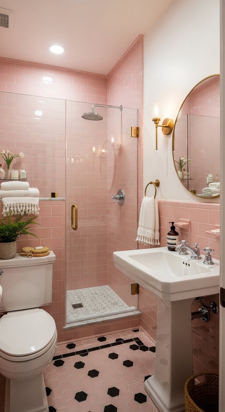 preserve pink tile through care