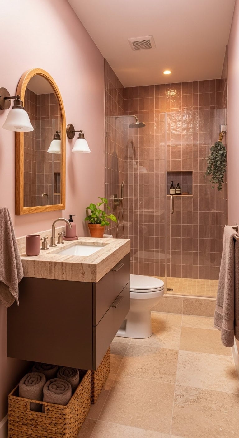 quiet calming sophisticated bathroom transformation