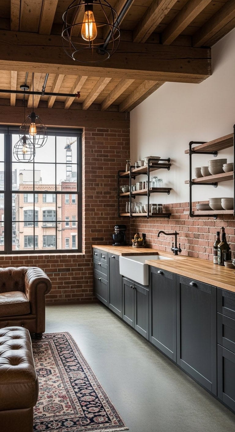 raw rugged refined loft