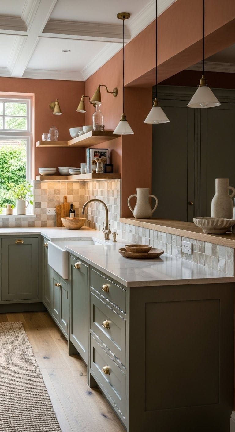 recessed countertop barrier conceals kitchen clutter
