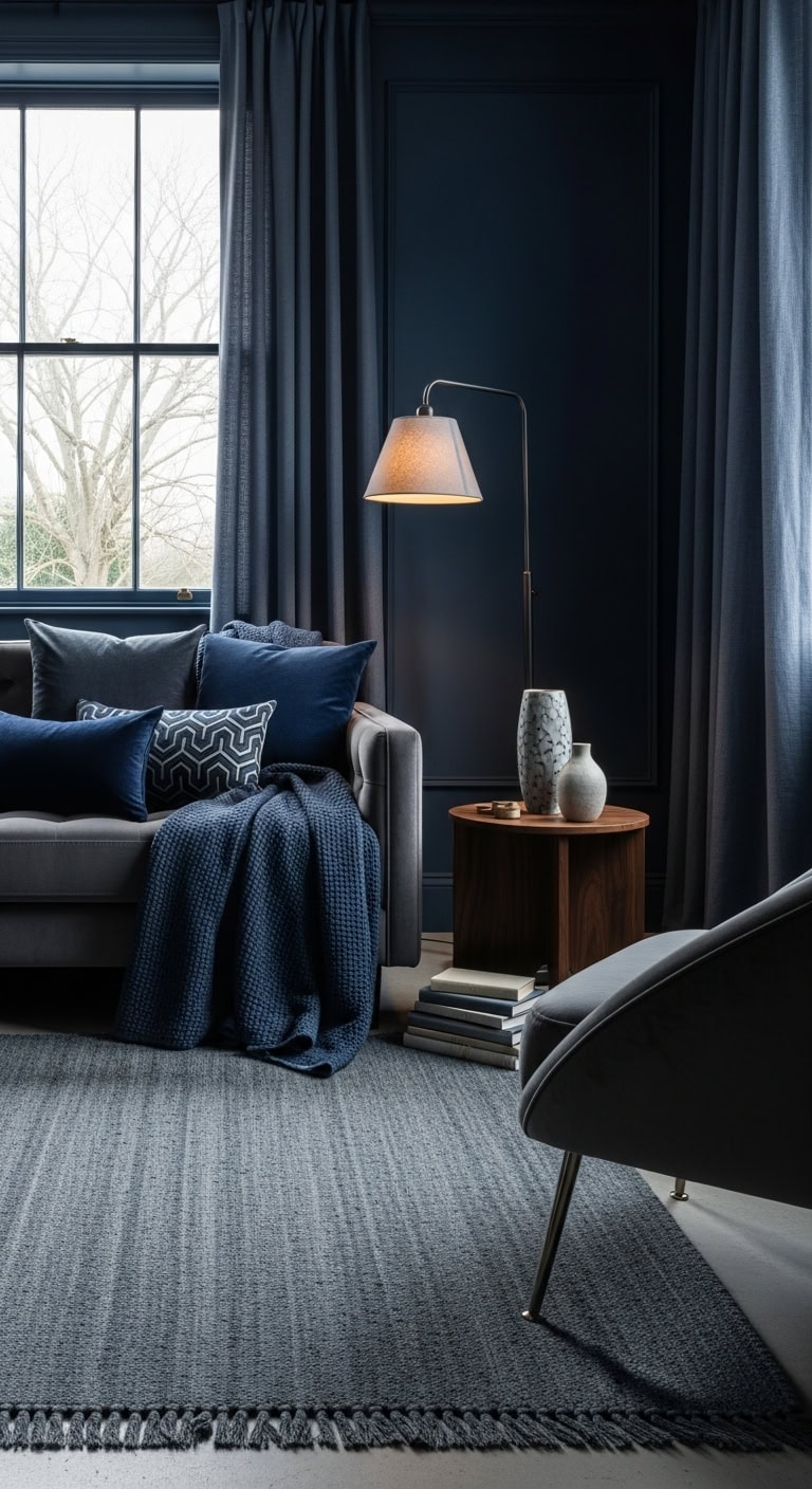 refined layered moody cocooning living space