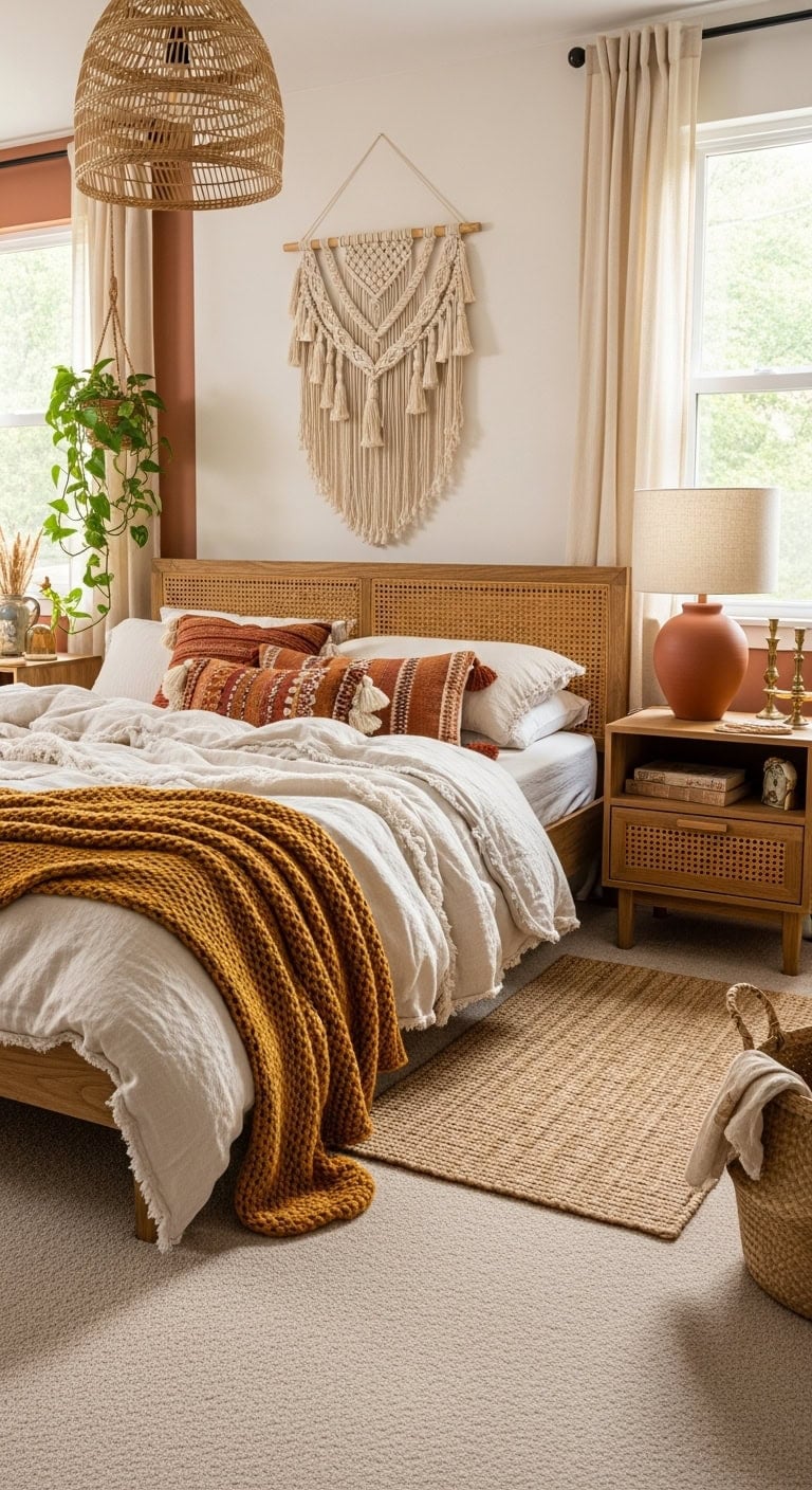 relaxed collected bohemian cozy