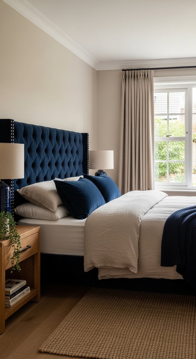 relaxed elegance in bedroom retreat