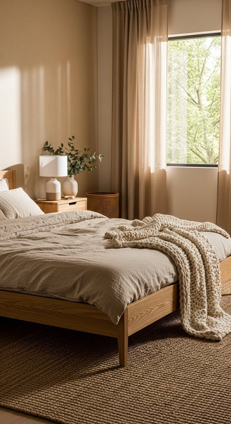 relaxed natural warm grounded