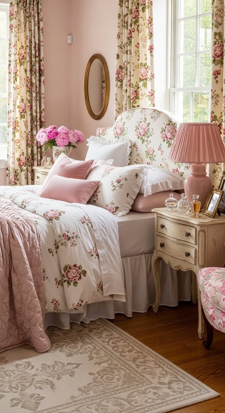 romantic floral feminine retreat