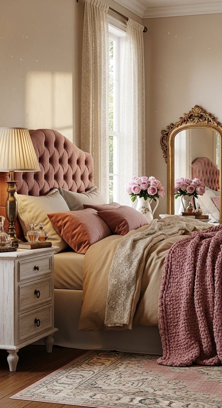 romantic vintage inspired soft elegant retreat