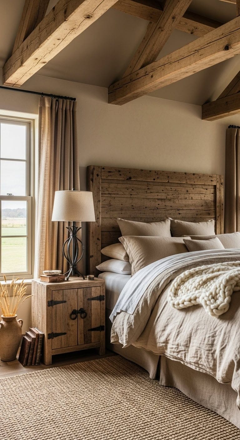 rustic warm layered inviting