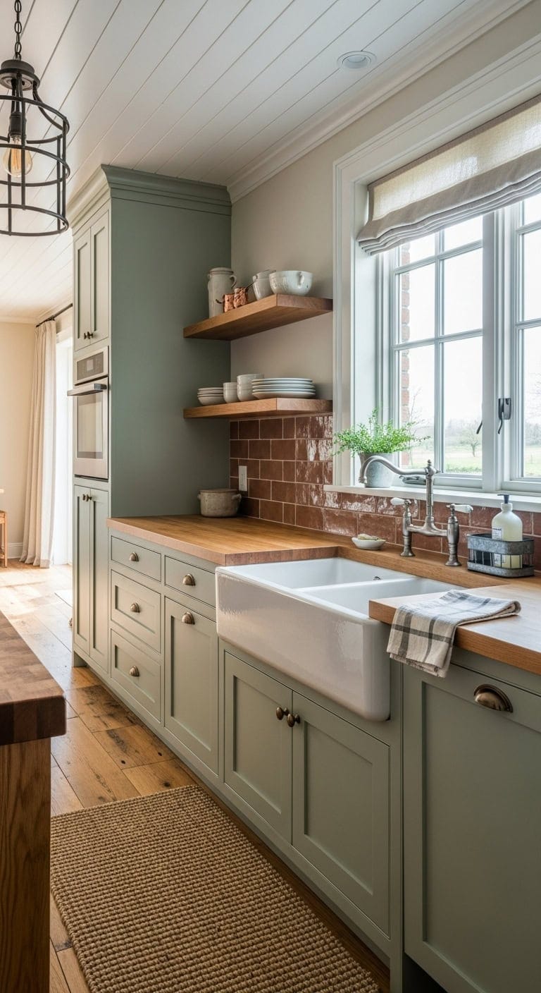 seamless farmhouse sink design flow