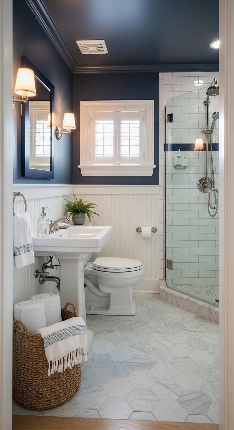 seaside cottage bathroom charm
