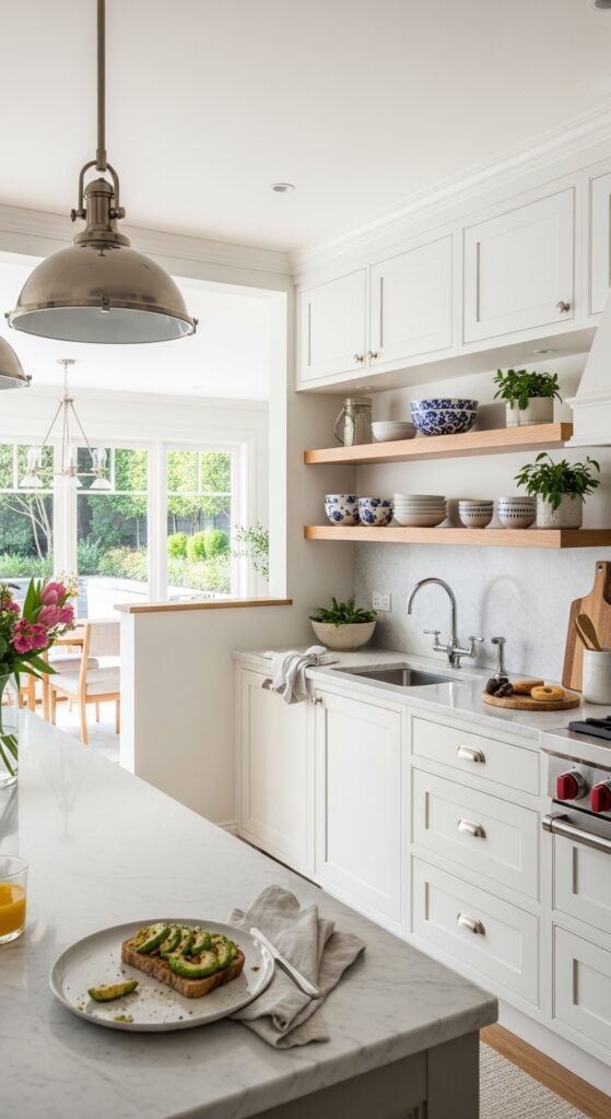 23 Half Open Kitchen Ideas for Semi-Private Cooking Spaces