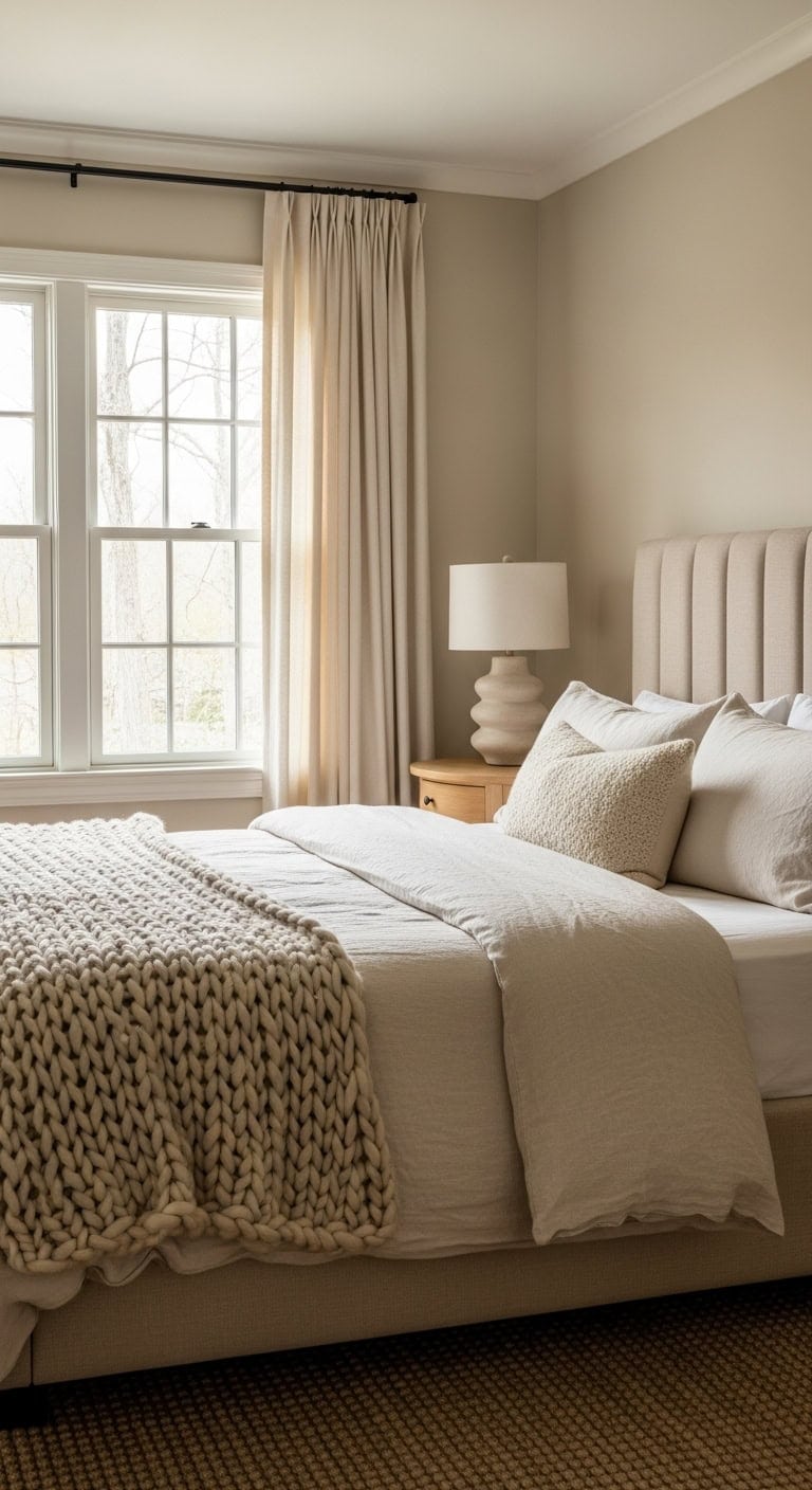 serene beige layered sanctuary