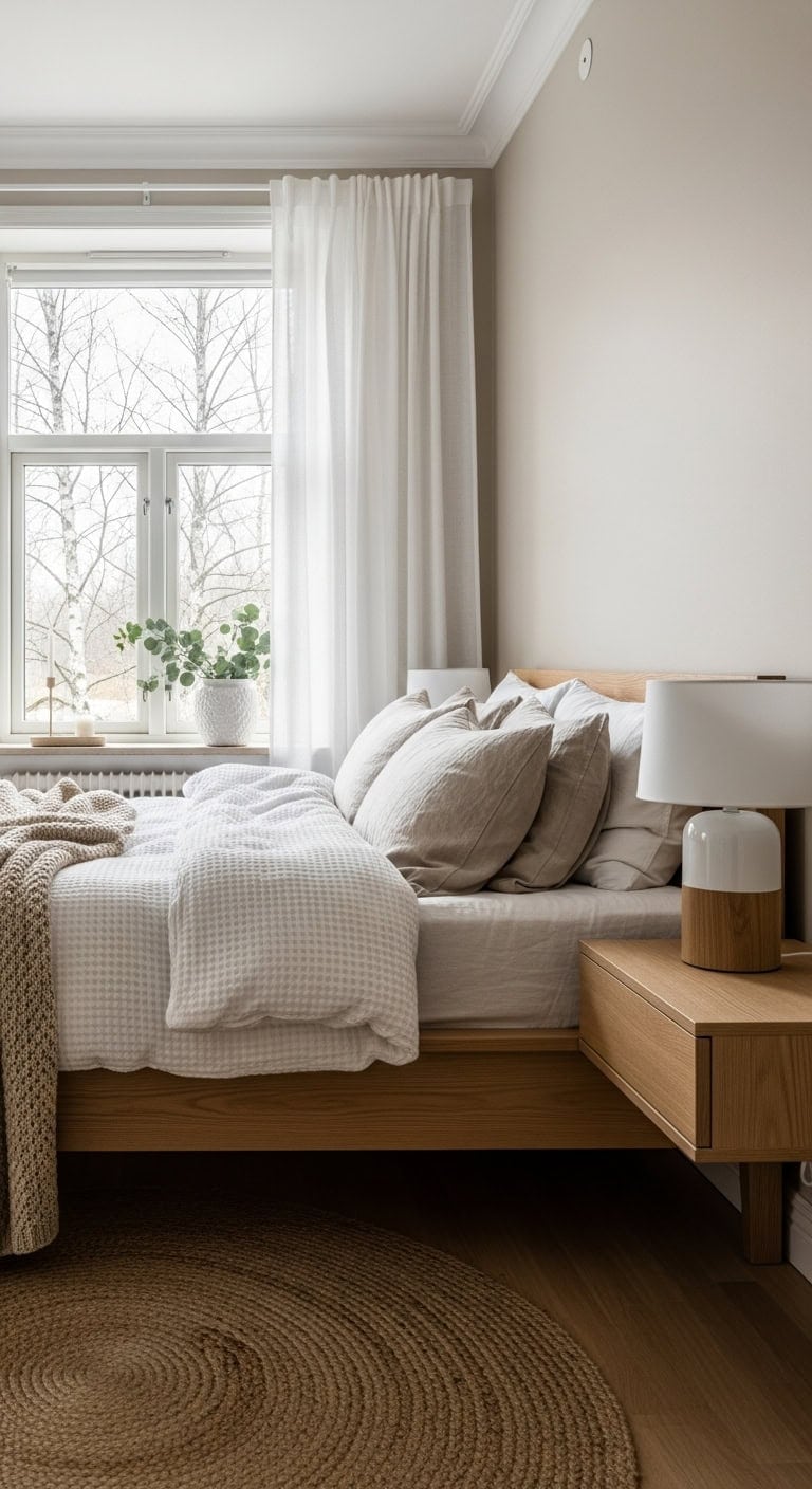 serene cozy balanced minimal