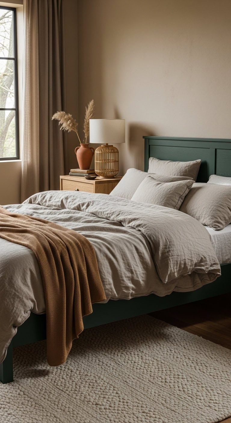 serene forest inspired bedroom sanctuary