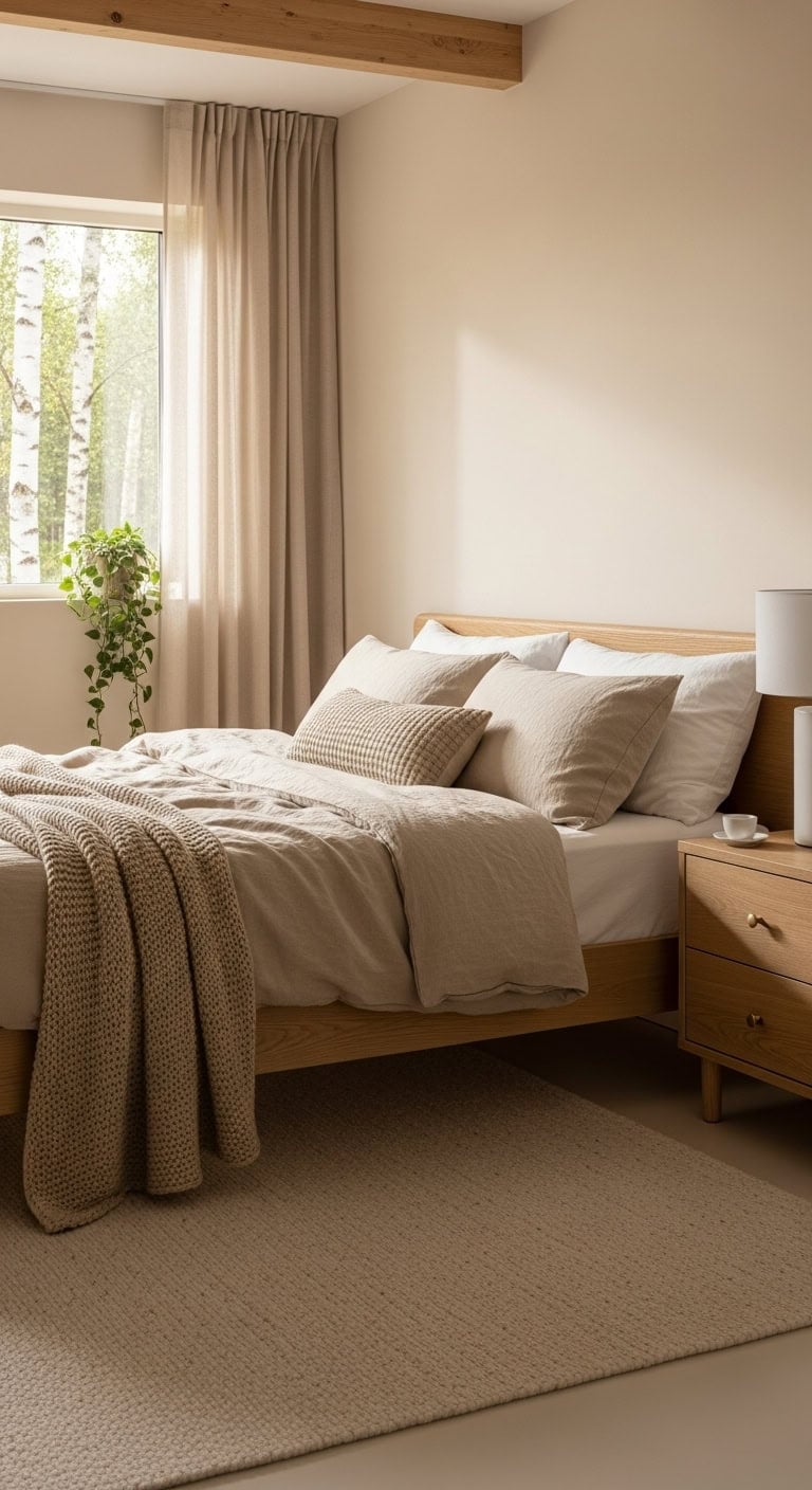 serene minimal textural calming