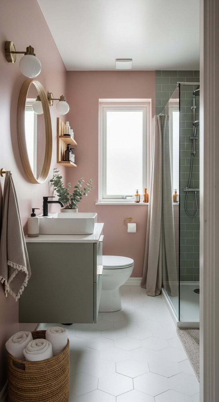 serene minimalist scandinavian inspired bathroom