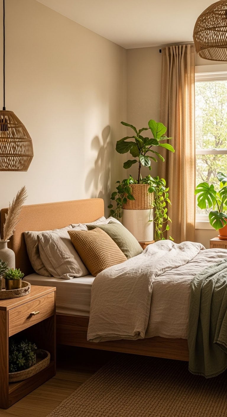 serene natural textured harmonious