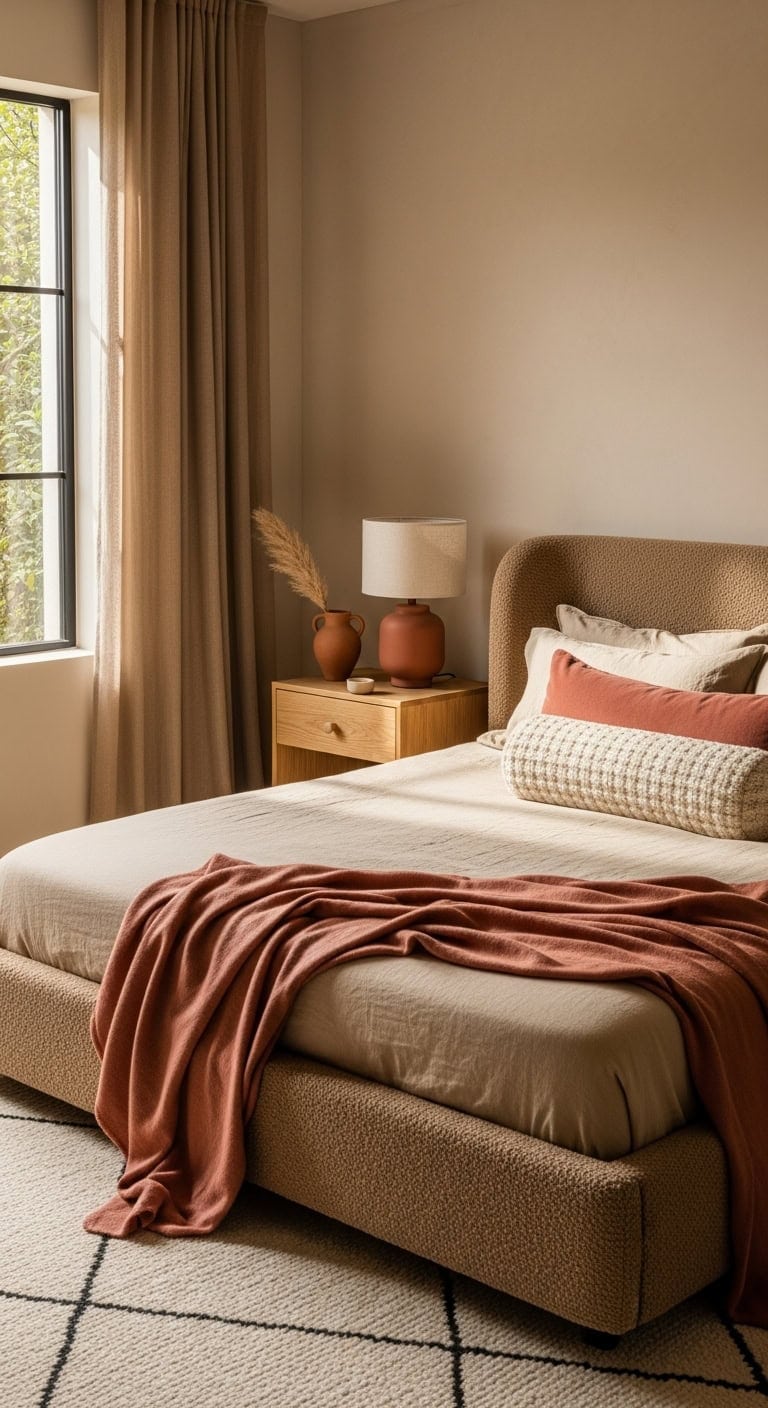 serene neutral tones earthy warmth