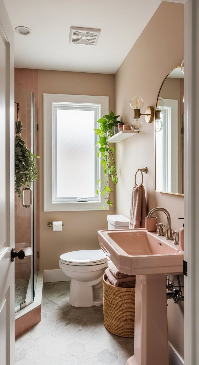 serene spa like feminine bathroom transformation