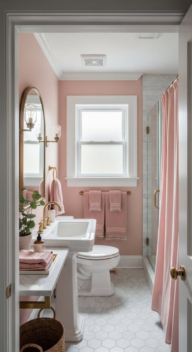 soft blush pink warmth