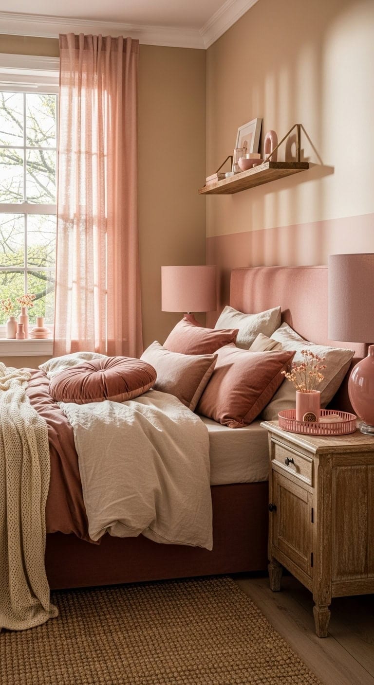 soft romantic bedroom accents