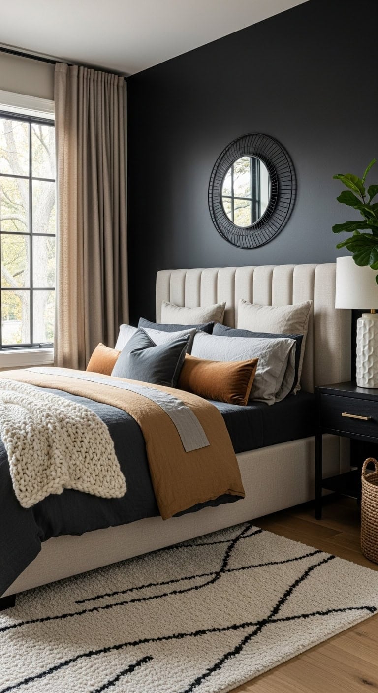 sophisticated contrasting luxurious cozy