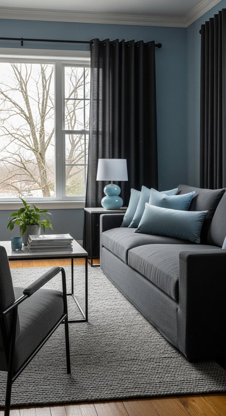 sophisticated serene anchored contrast