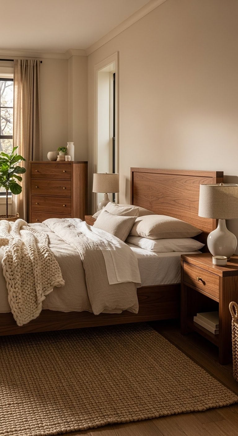 timeless warm inviting beige bedroom