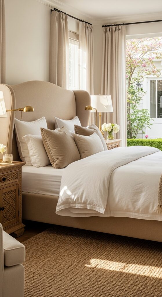 23 Cream and Beige Bedroom Ideas to Create Tonal Harmony