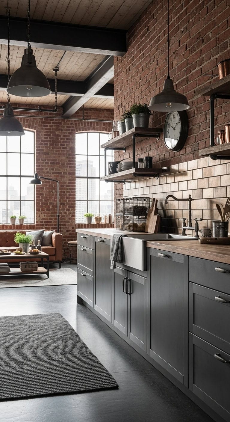 urban loft industrial aesthetic