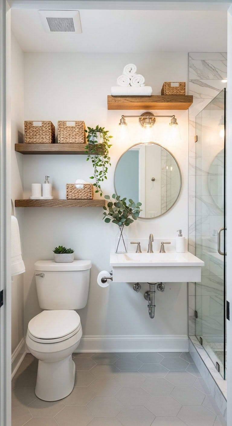 vertical storage transforms small spaces