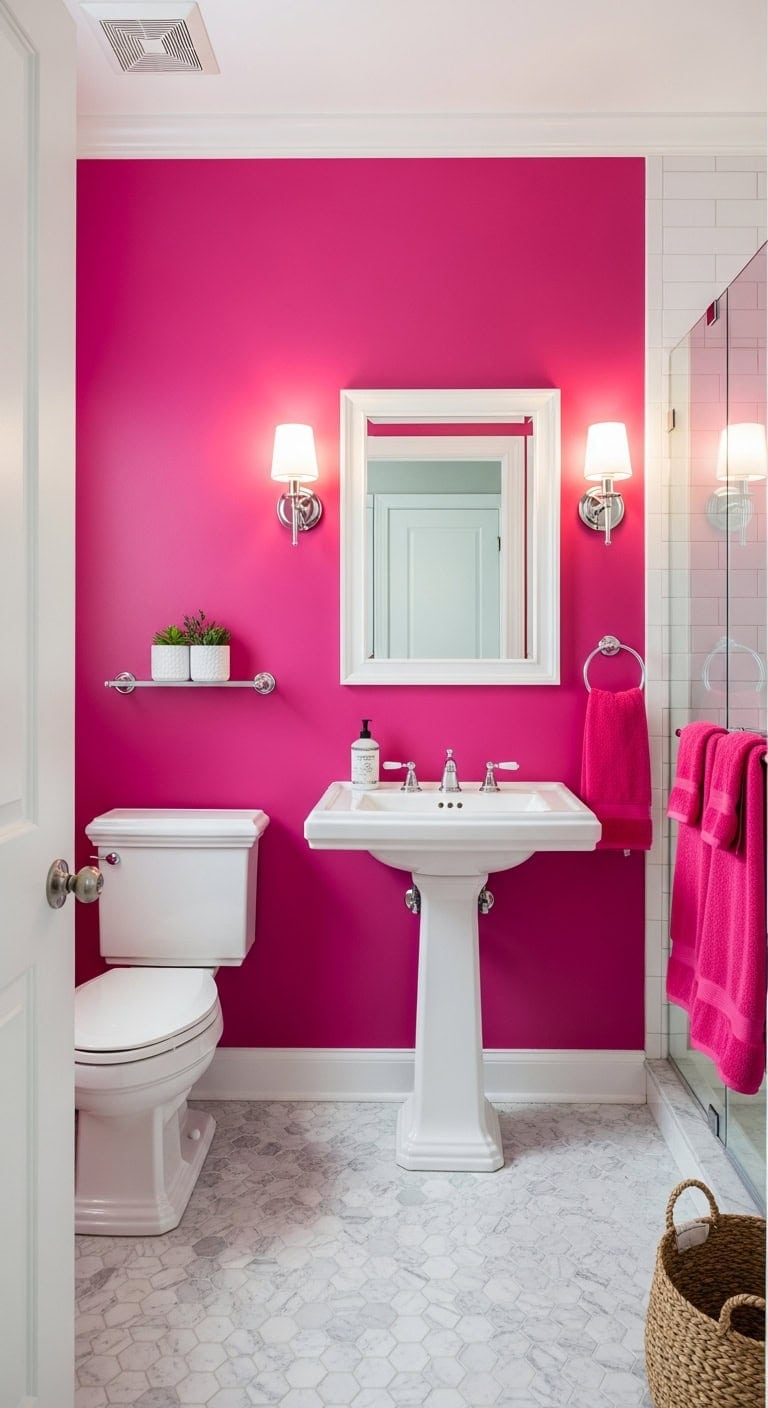 vibrant bold contrasting statement making