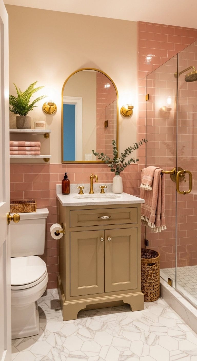 vintage brass hardware warm transformation