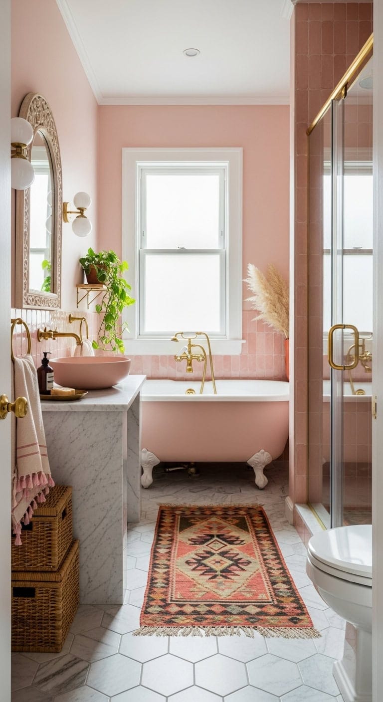 vintage clawfoot tub boho charm