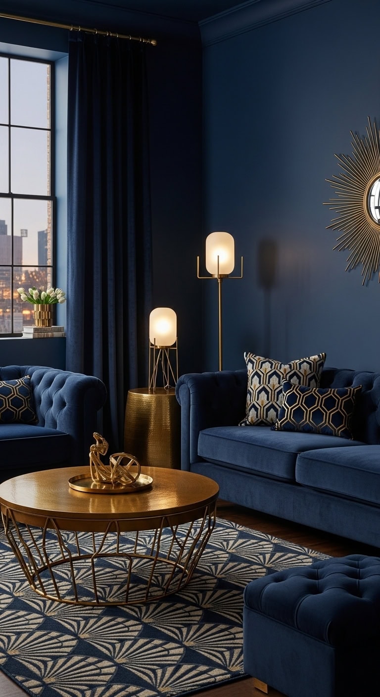 vintage glamour meets modern living