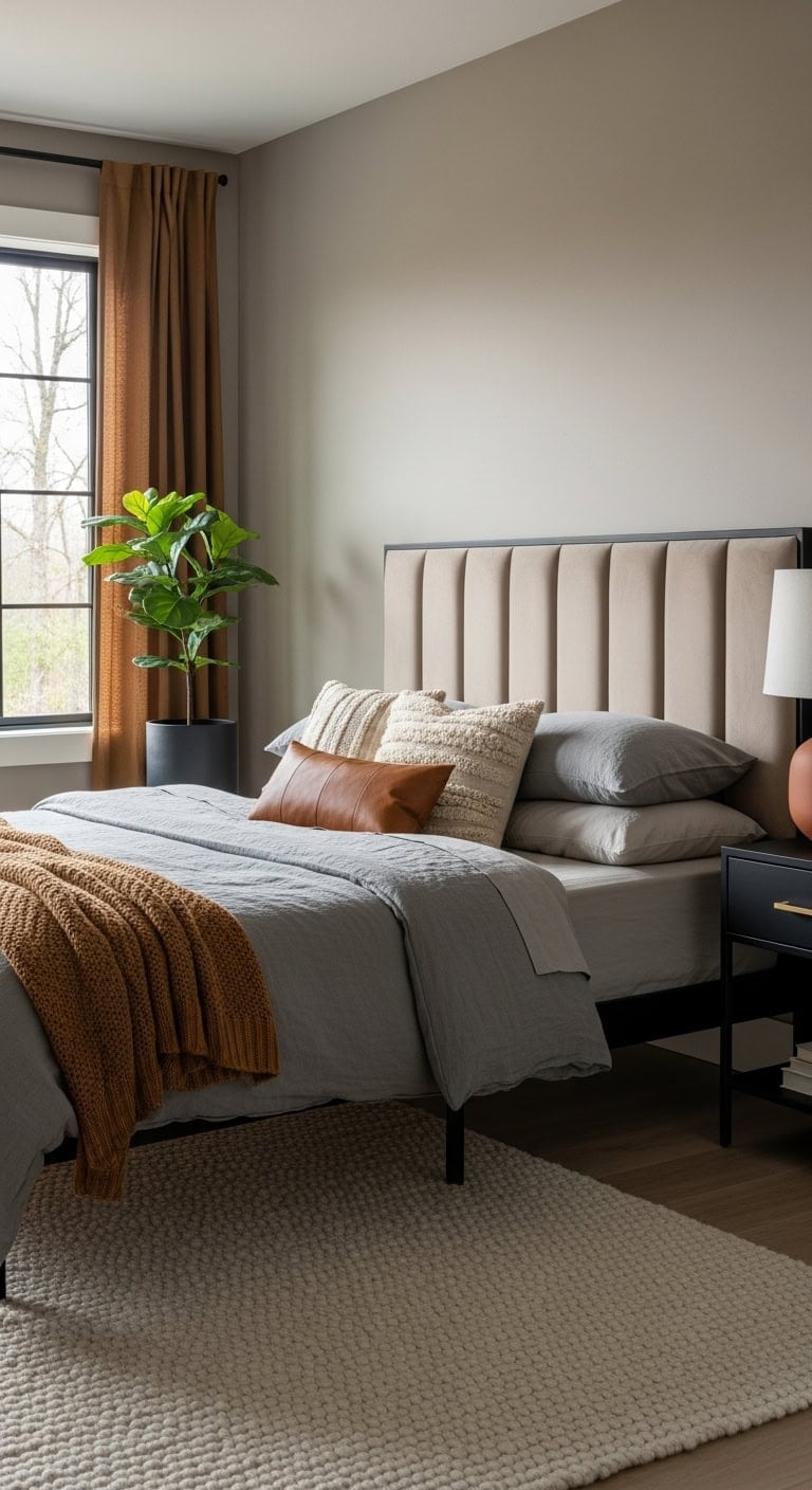 warm bold curated and comfortable