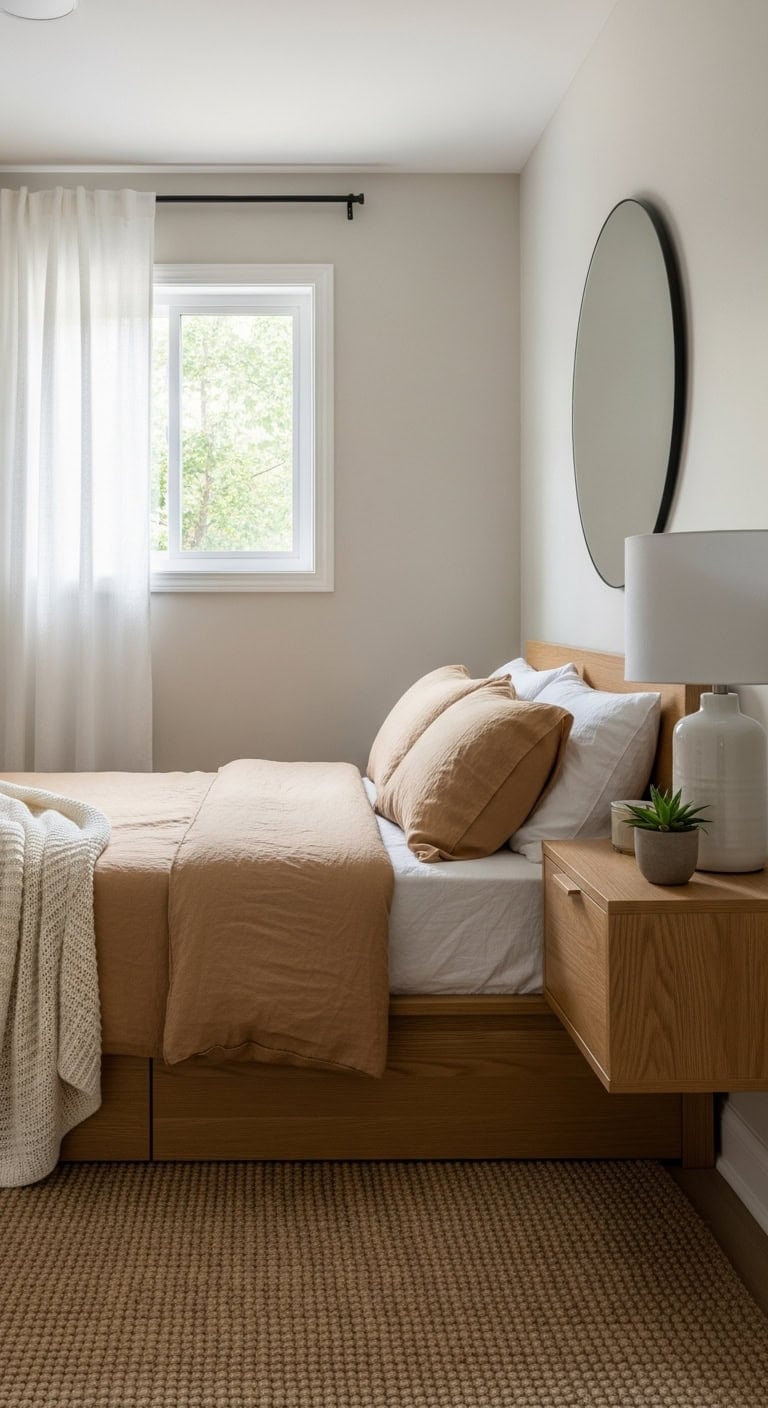 warm bright grounded and spacious