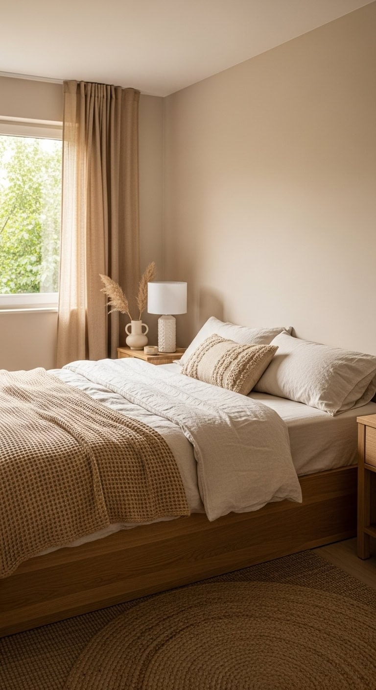 warm cozy textural minimalist