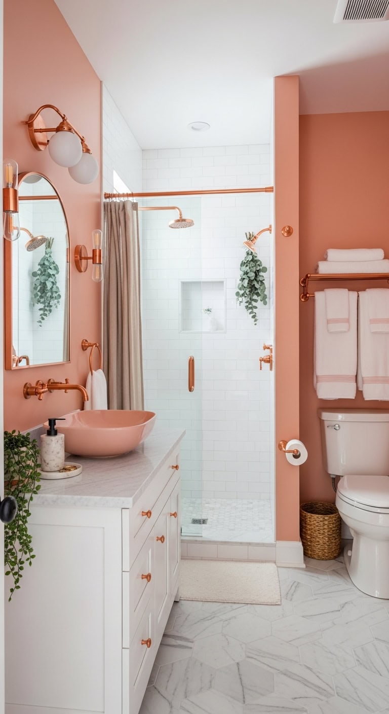 warm elegant timeless bathroom sanctuary
