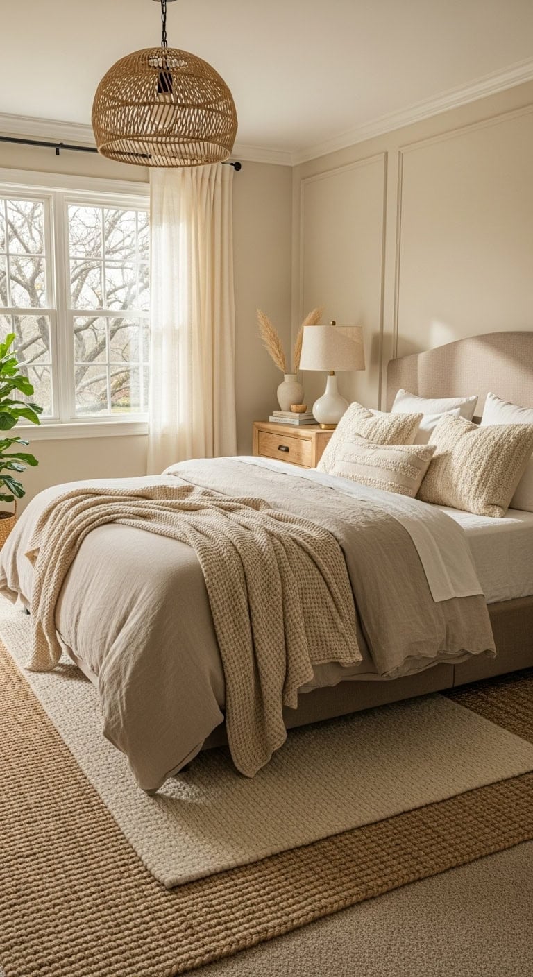 warm layered textured peaceful