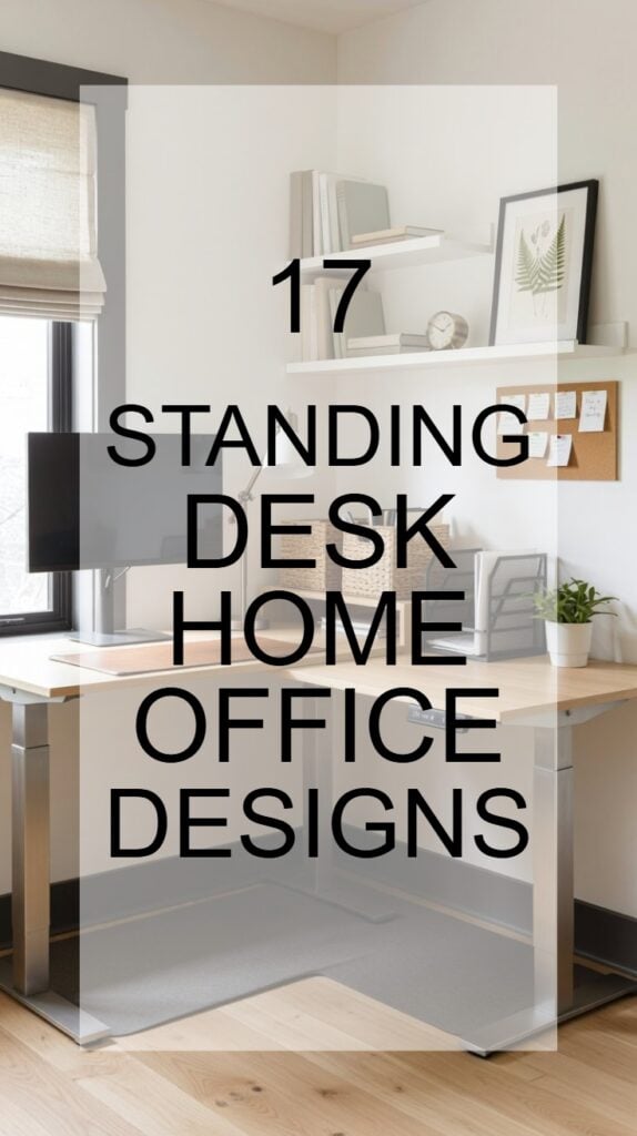 17 Standing Desk Home Office Designs for Active, Modern Professionals