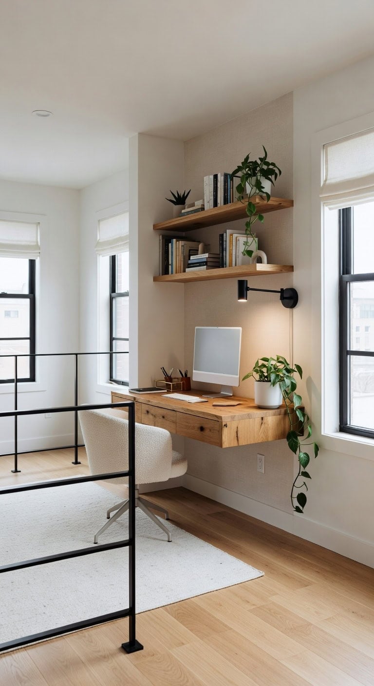 airy grounded dimensional inspiring loft workspace